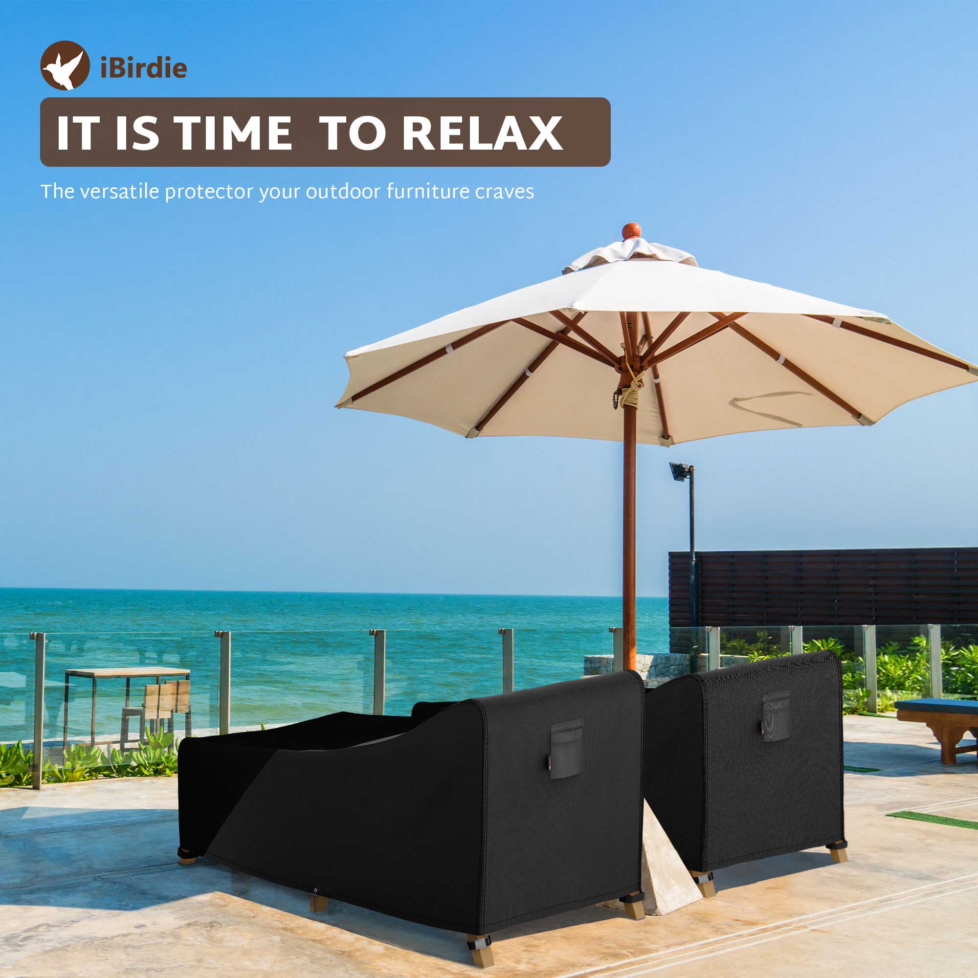 iBirdie Outdoor Lounge Chaise Chair Cover