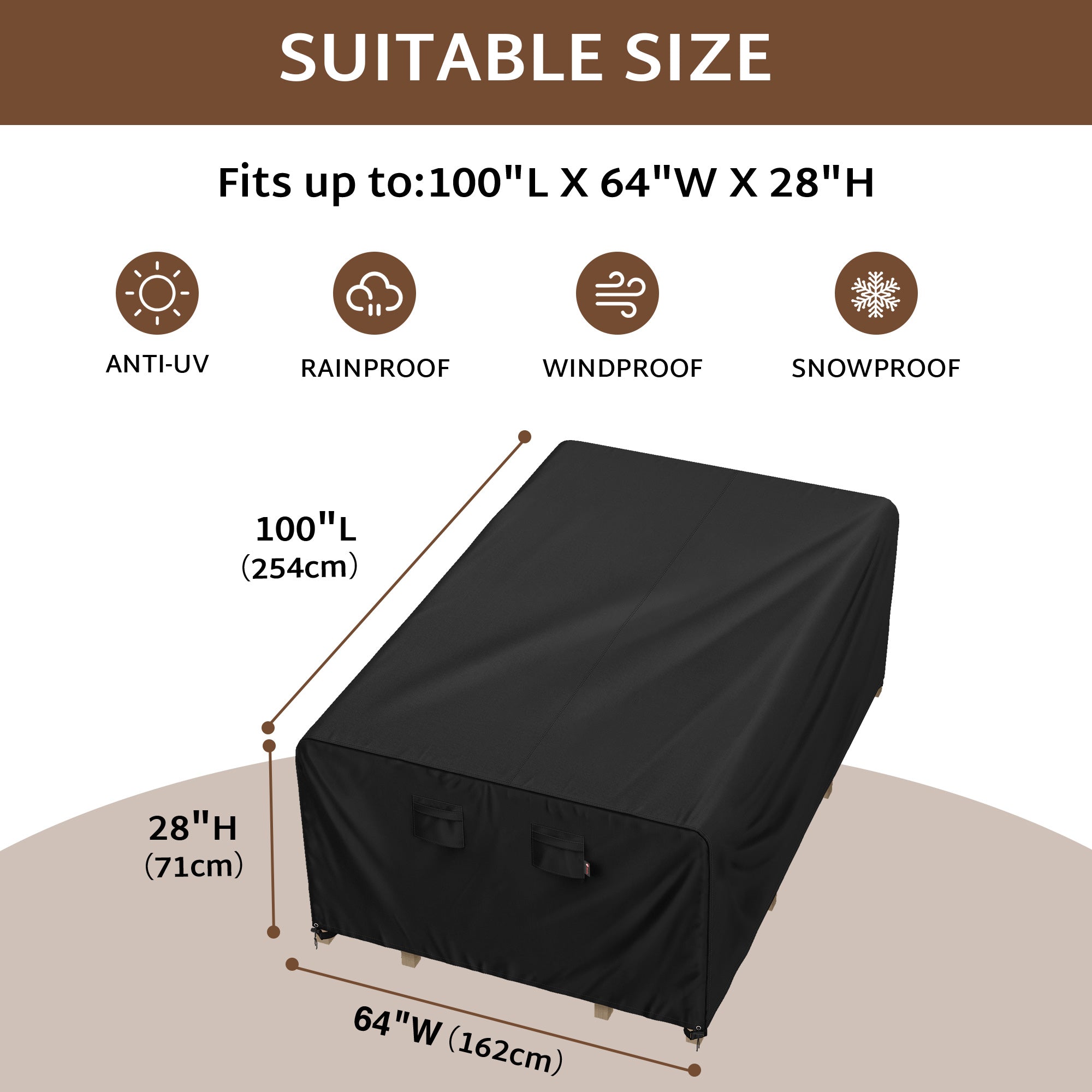 iBirdie Patio Sofa Cover