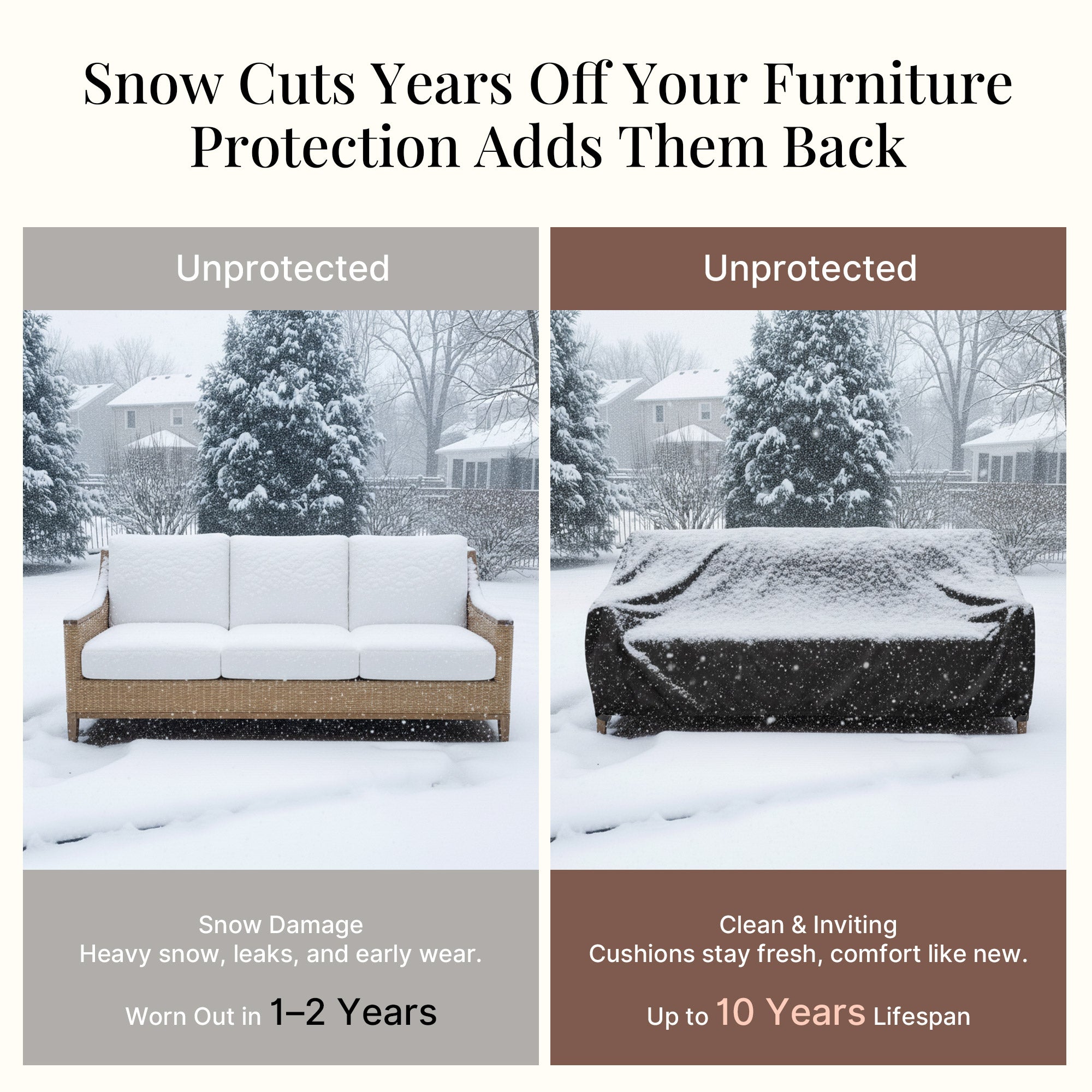 iBirdie Patio Furniture Sofa Cover