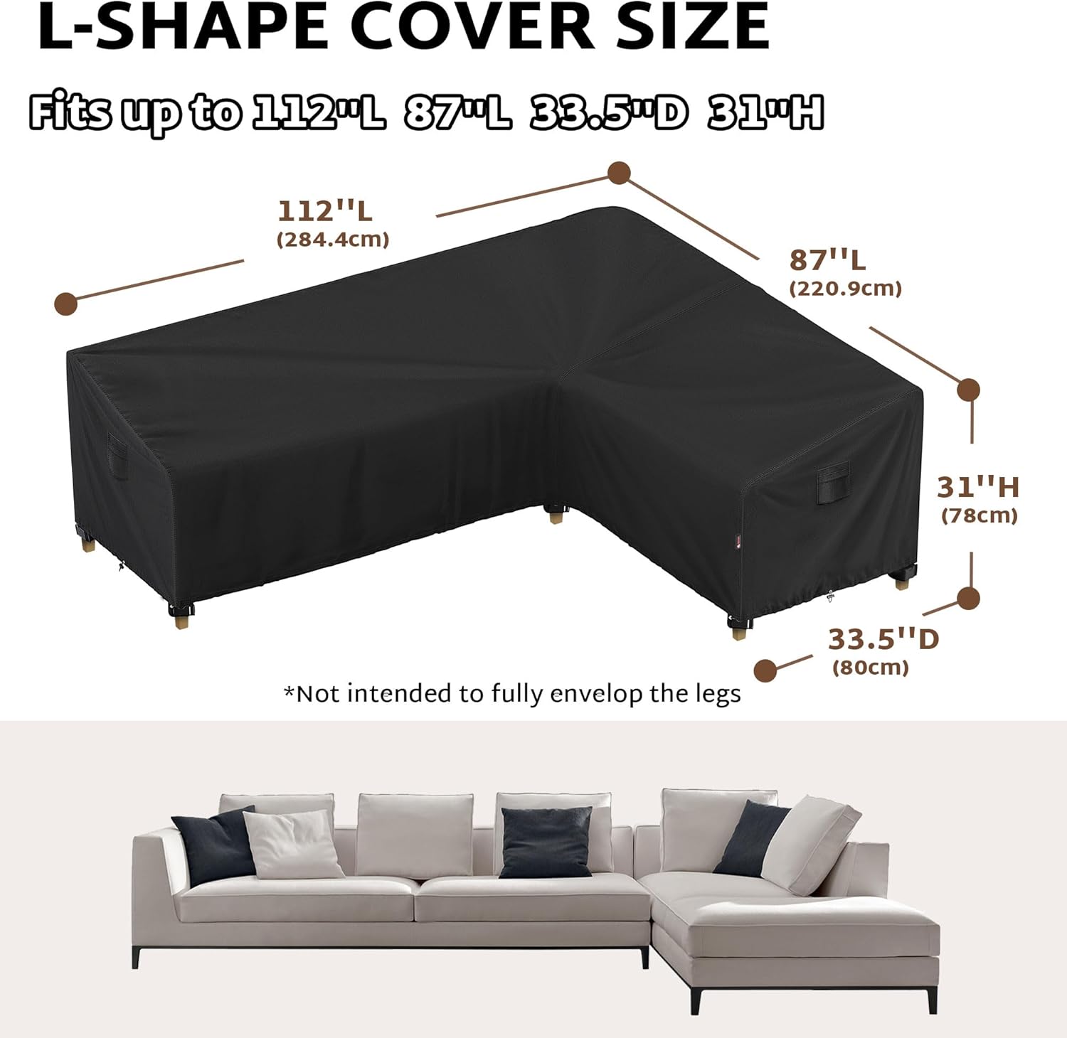 iBirdie Outdoor Sectional Sofa Cover