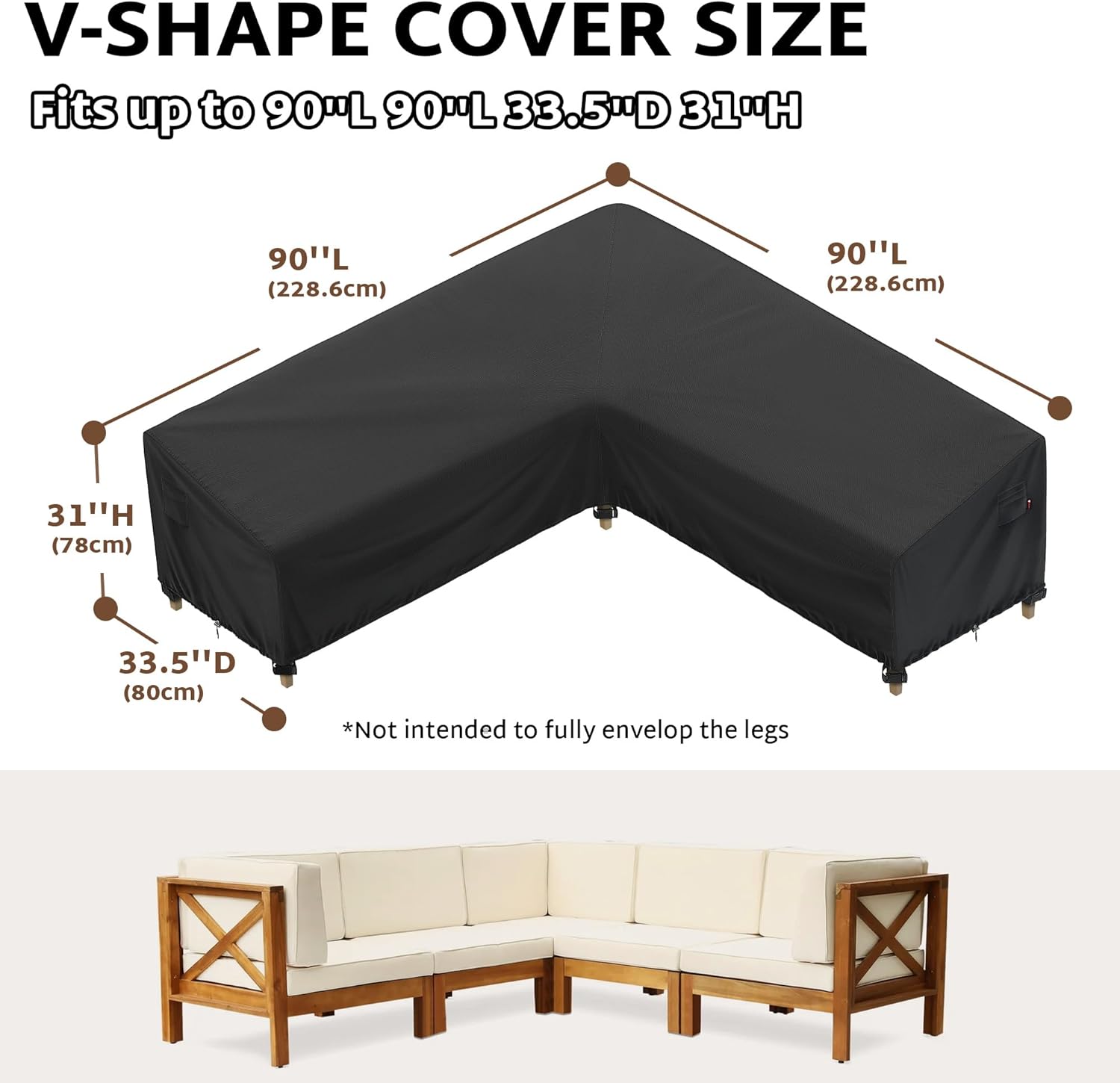 iBirdie Outdoor Sectional Sofa Cover