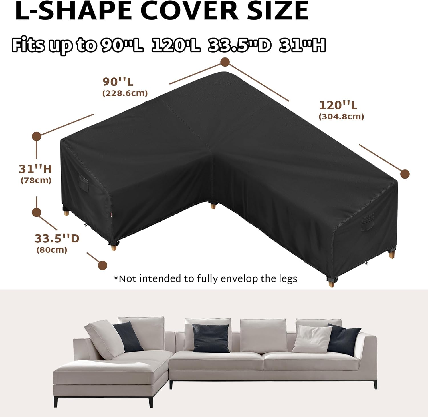 iBirdie Outdoor Sectional Sofa Cover