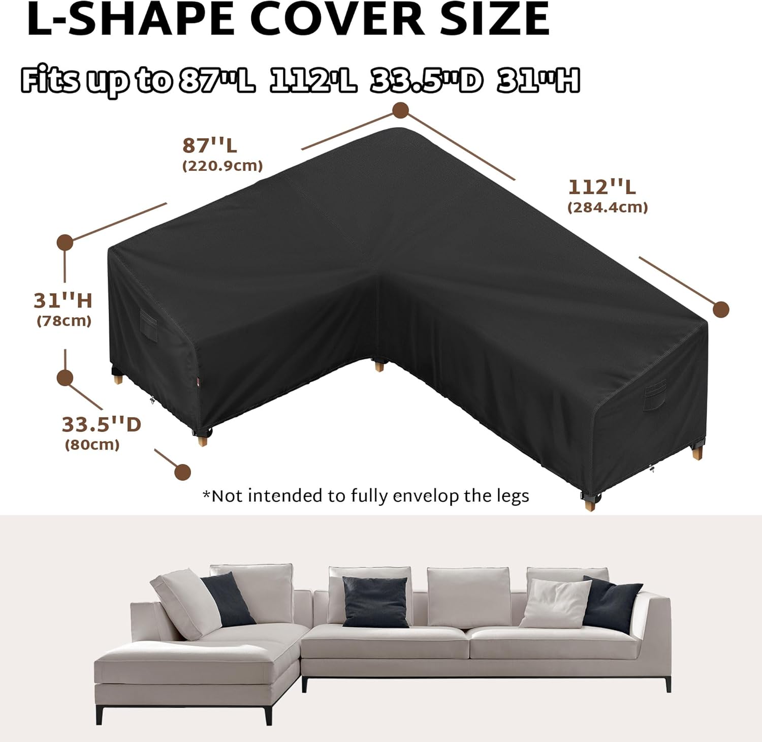 iBirdie Outdoor Sectional Sofa Cover