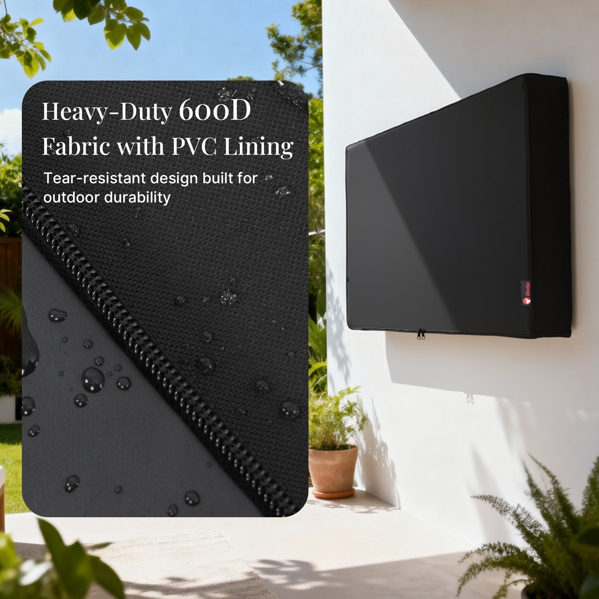 iBirdie Outdoor TV Cover with Zipper