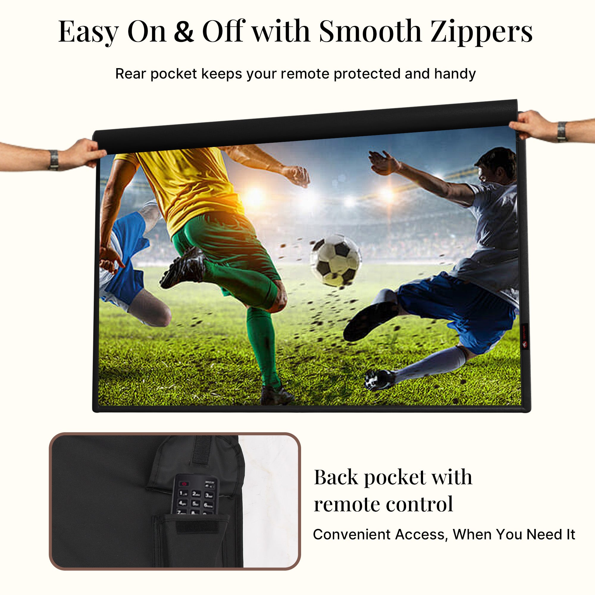 iBirdie Outdoor TV Cover with Zipper