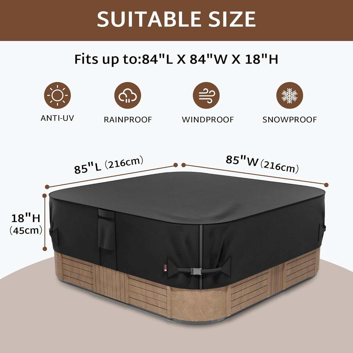 iBirdie Hot Tub Cover