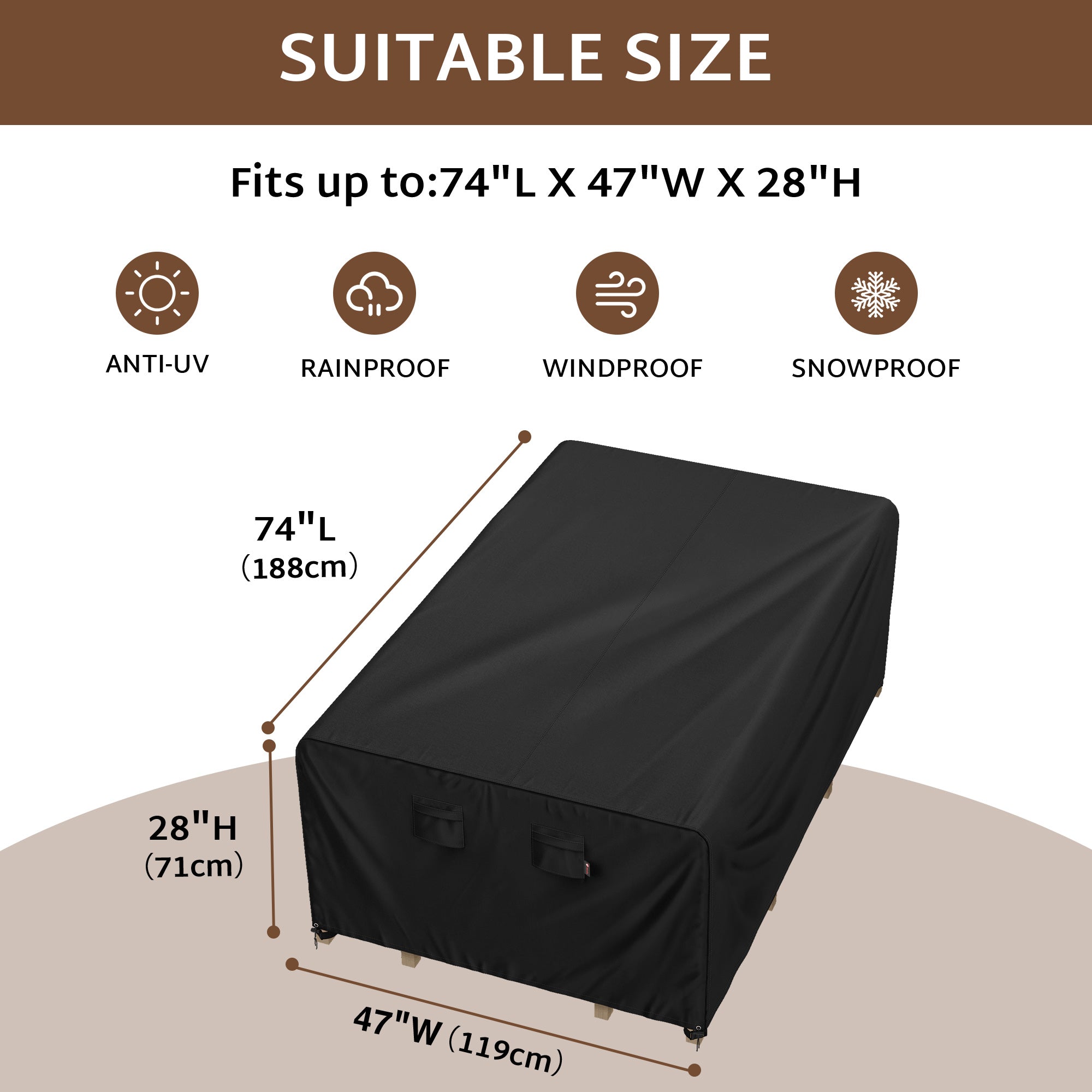 iBirdie Patio Sofa Cover
